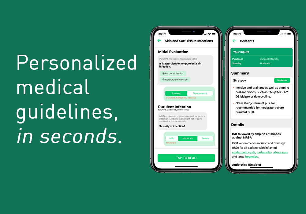 Personalized medical guidelines, in seconds