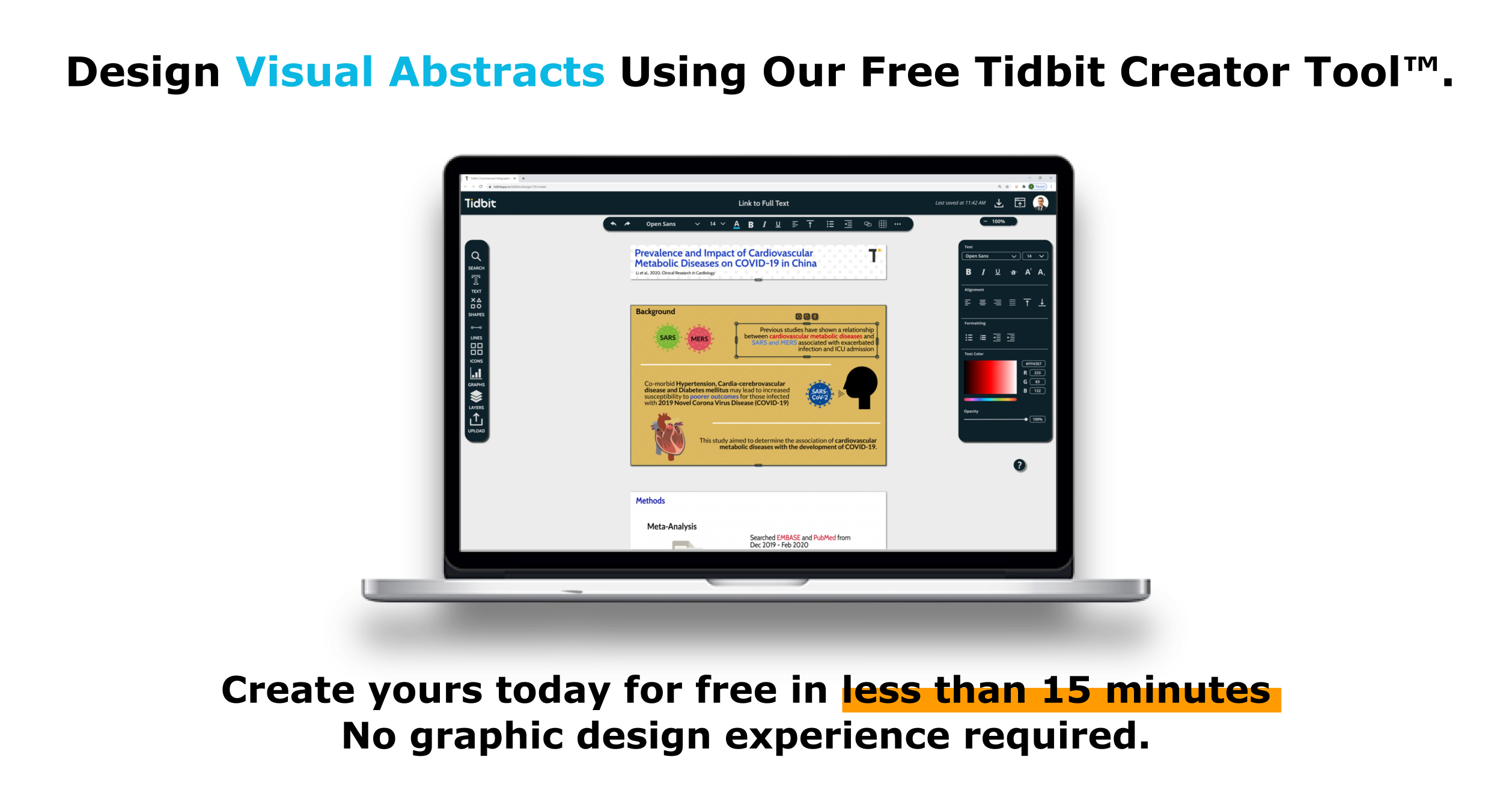  A platform for visual abstracts in medicine
